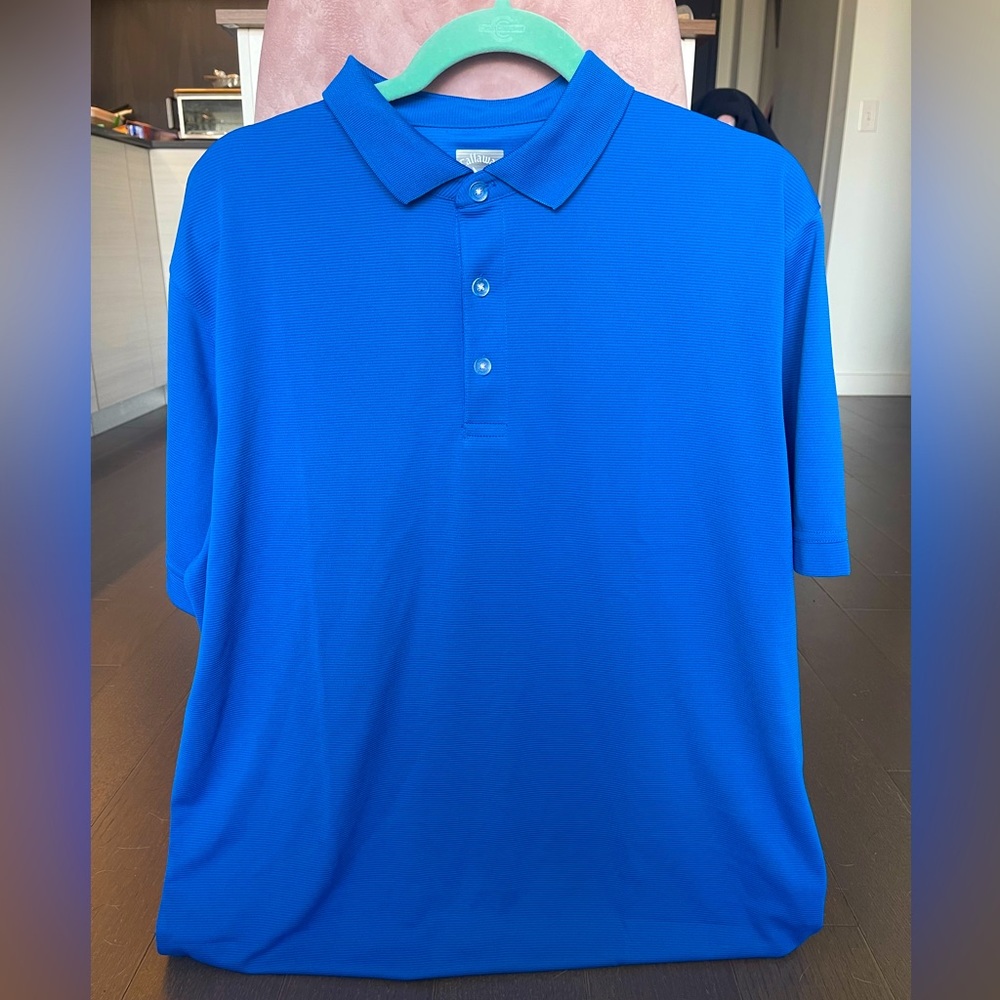 Callaway Blue Golf Polo like new size Large